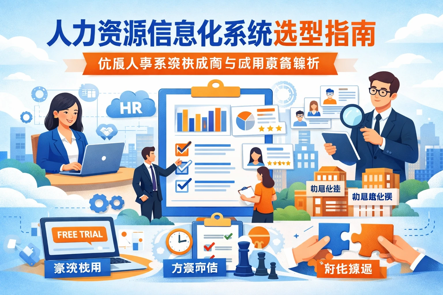人力资源信息化系统选型指南：优质人事系统供应商与试用策略解析