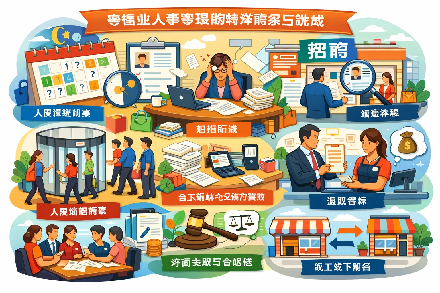 零售业人事管理的特殊需求与挑战