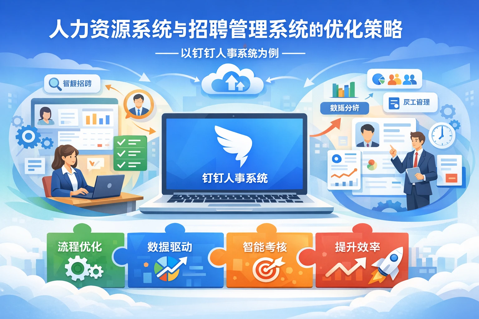 人力资源系统与招聘管理系统的优化策略——以钉钉人事系统为例