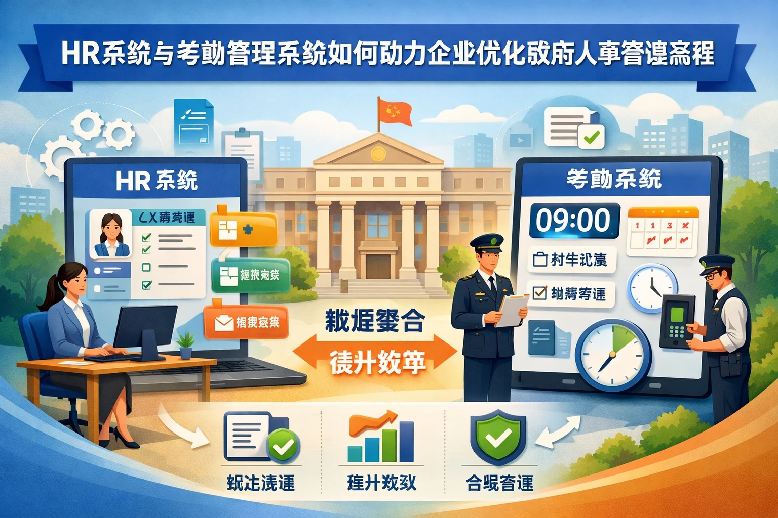 HR系统与考勤管理系统如何助力企业优化政府人事管理流程