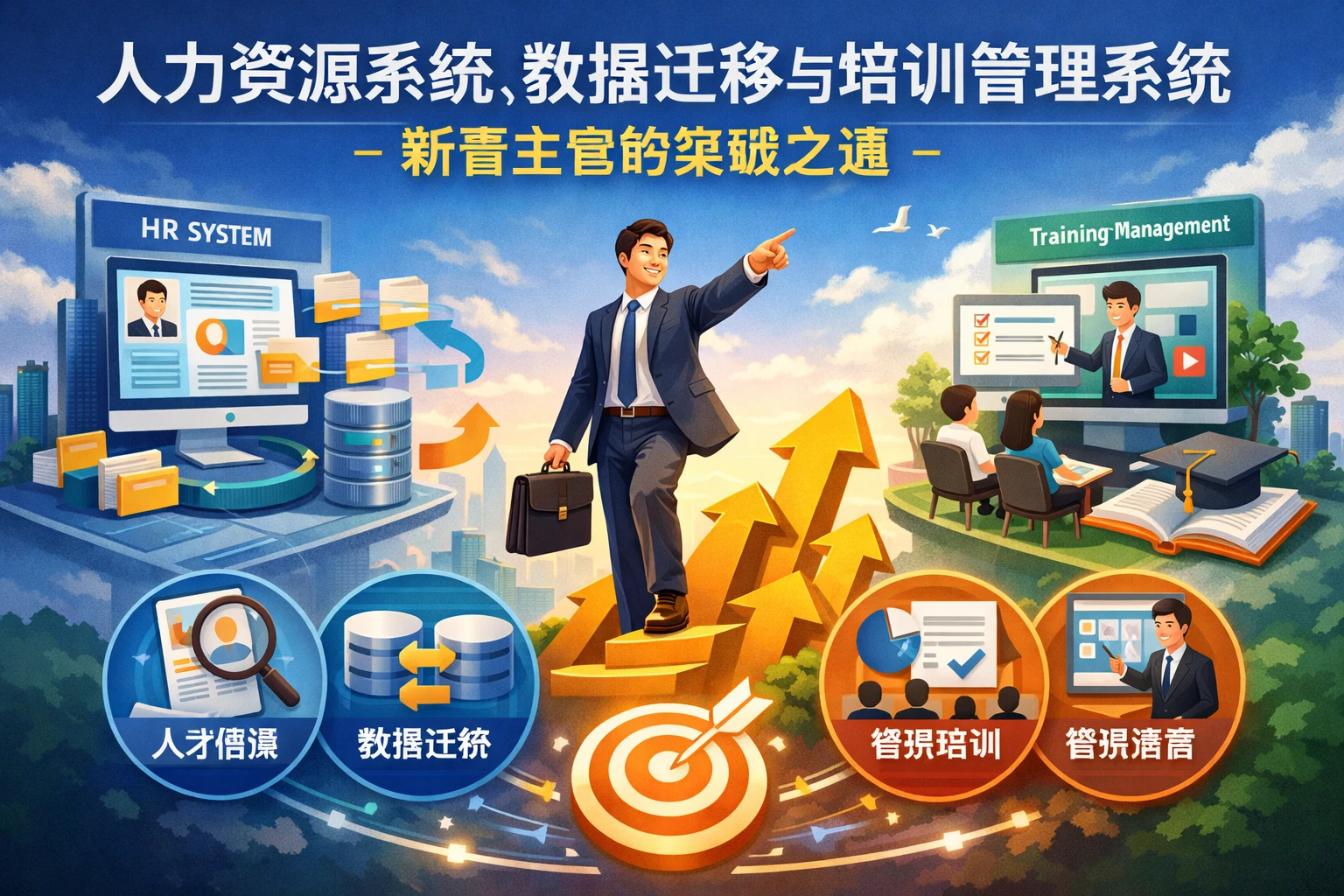 人力资源系统、数据迁移与培训管理系统：新晋主管的突破之道
