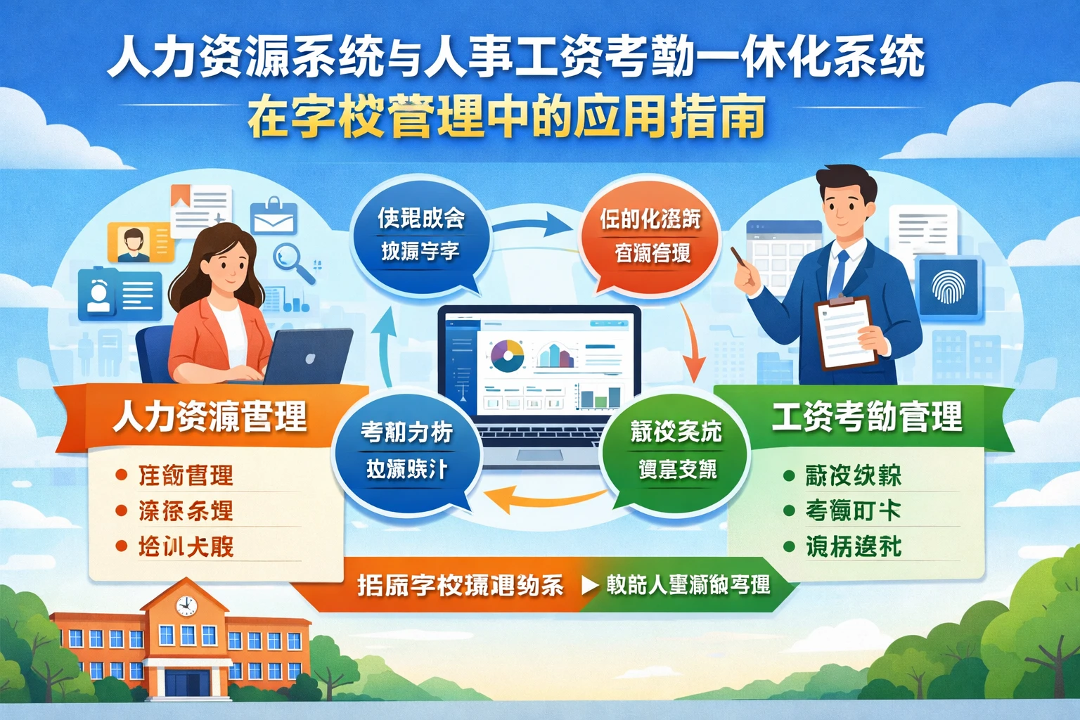 人力资源系统与人事工资考勤一体化系统在学校管理中的应用指南