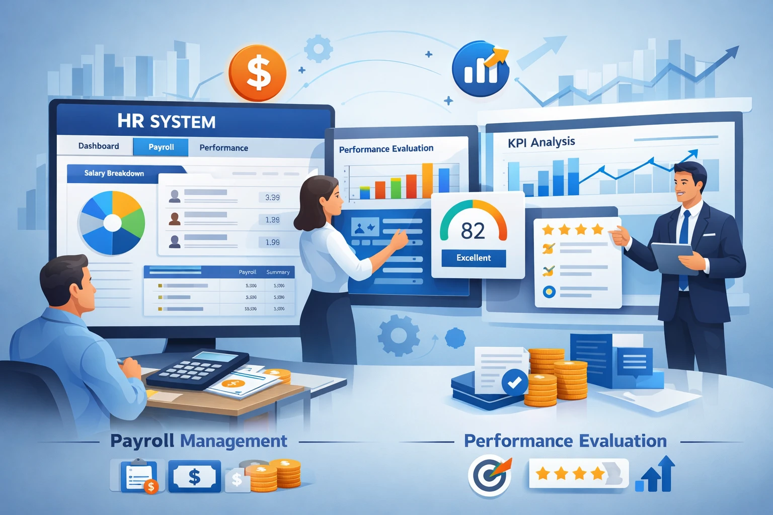 现代企业人事系统:整合薪酬管理与绩效考评的高效解决方案