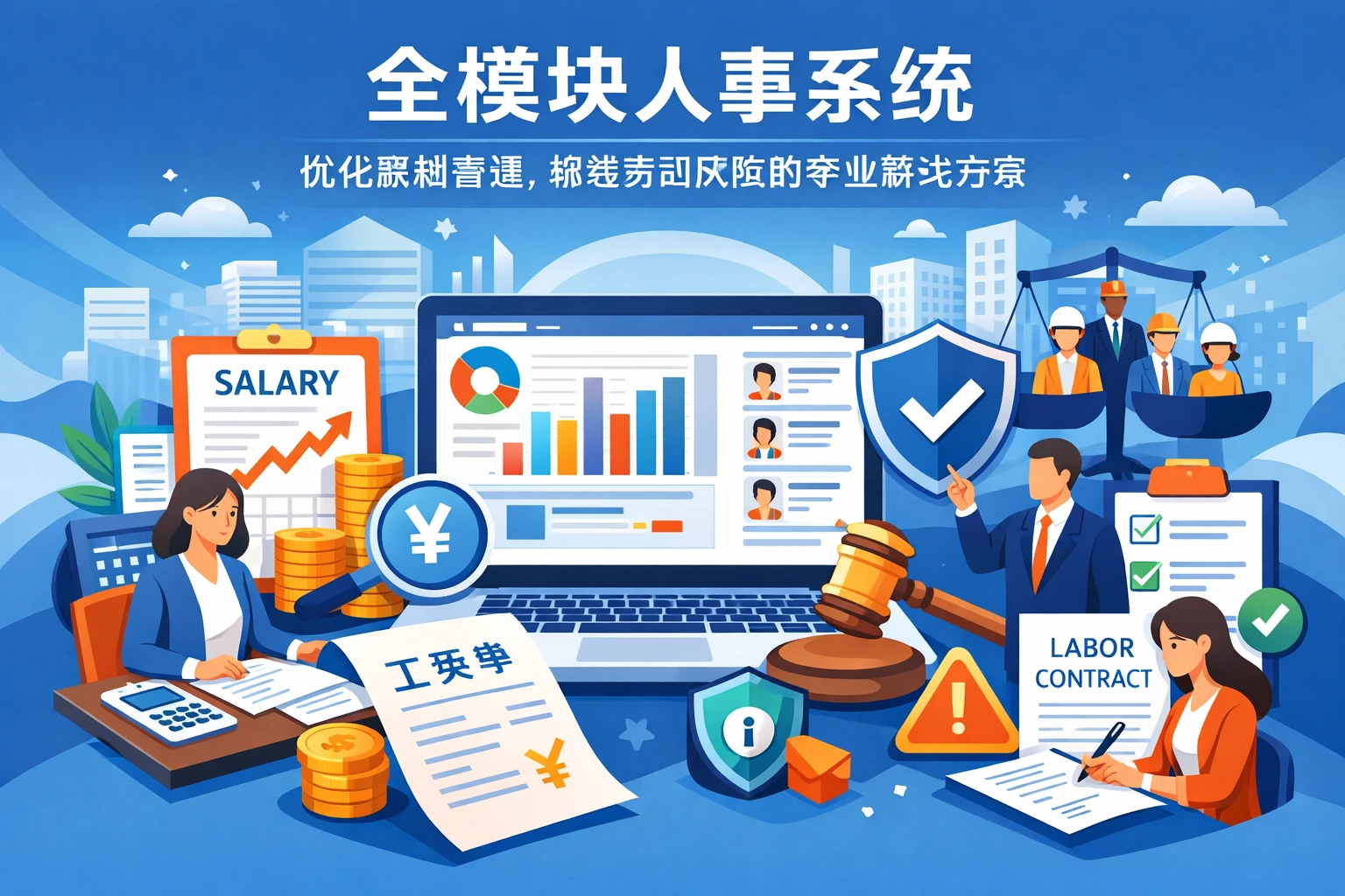 全模块人事系统：优化薪酬管理，规避劳动风险的专业解决方案