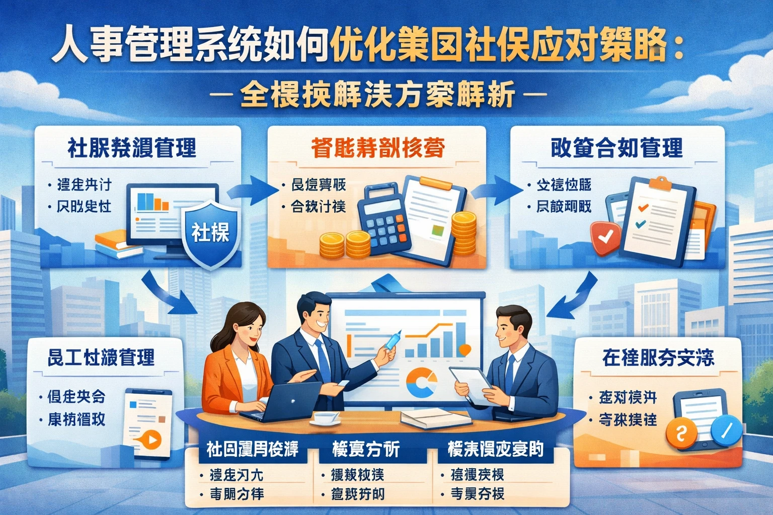 人事管理系统如何优化集团社保应对策略：全模块解决方案解析