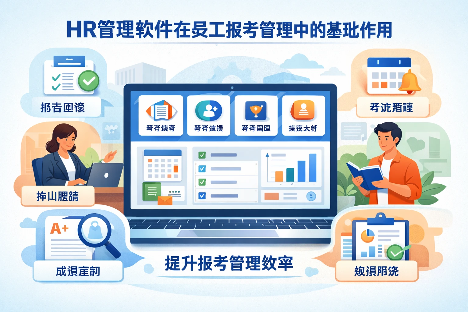 HR管理软件在员工报考管理中的基础作用