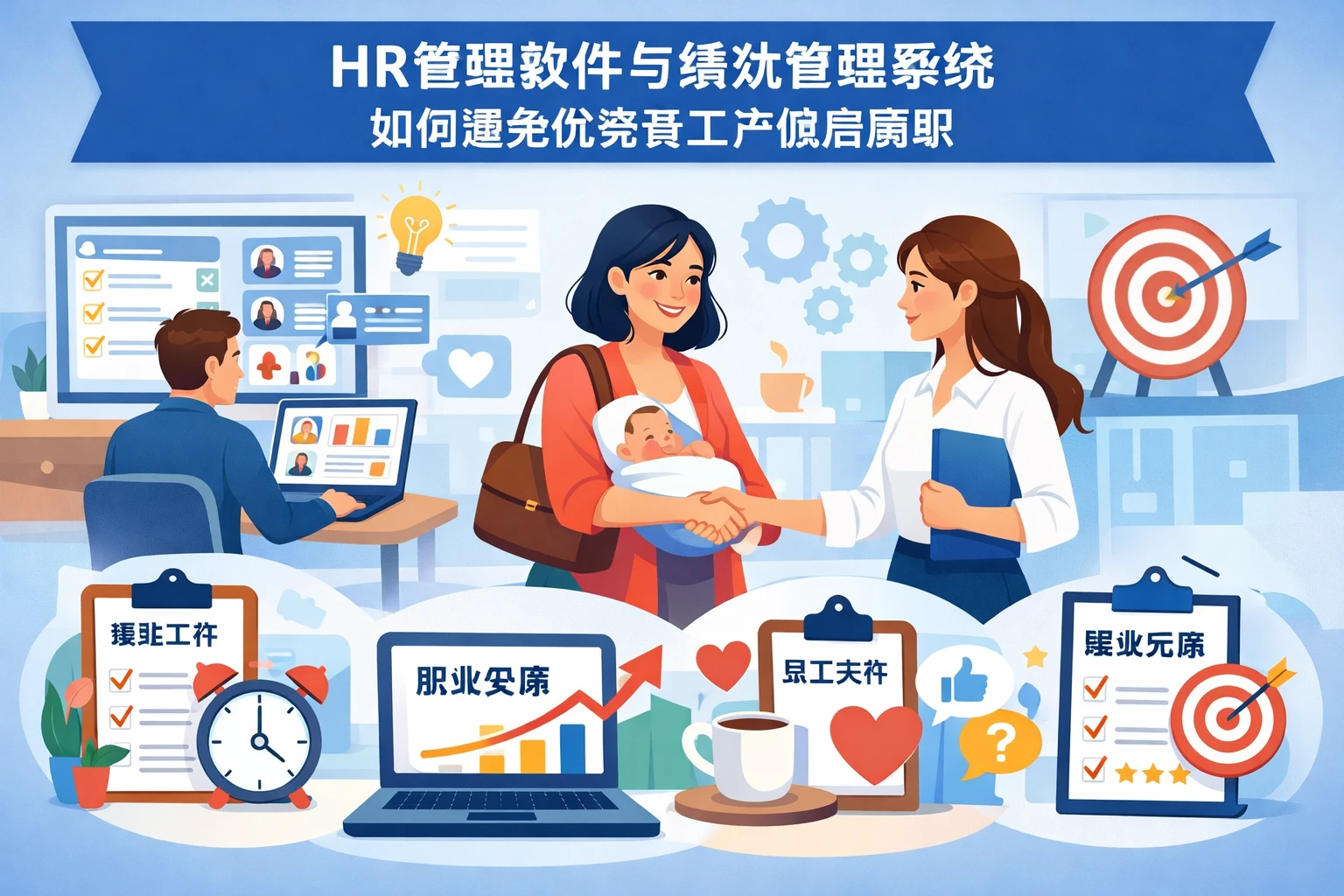 HR管理软件与绩效管理系统如何避免优秀员工产假后离职