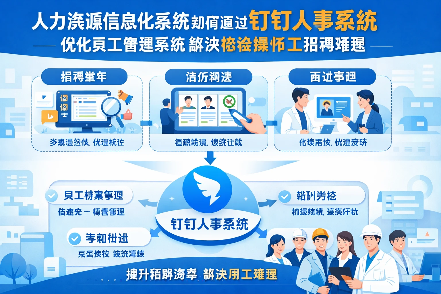 人力资源信息化系统如何通过钉钉人事系统优化员工管理系统解决检验操作工招聘难题
