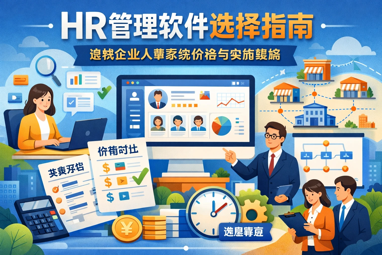 HR管理软件选择指南：连锁企业人事系统价格与实施策略