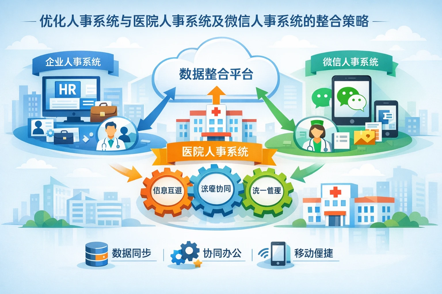 优化人事系统与医院人事系统及微信人事系统的整合策略