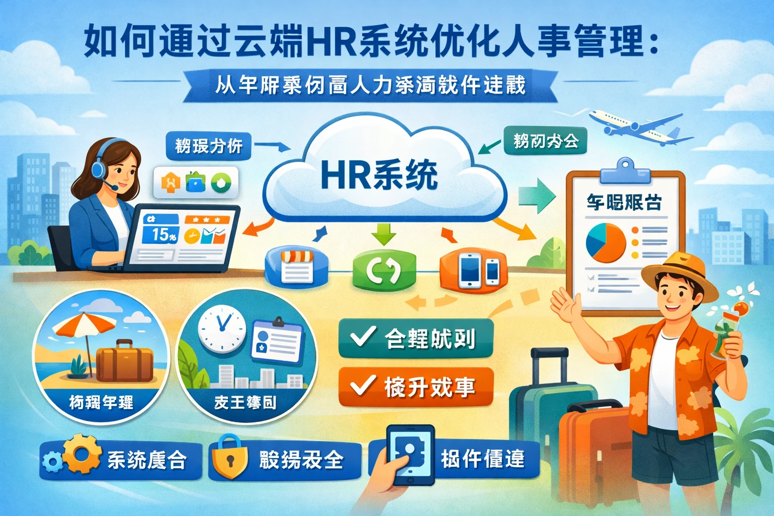 如何通过云端HR系统优化人事管理：从年假案例看人力资源软件选型