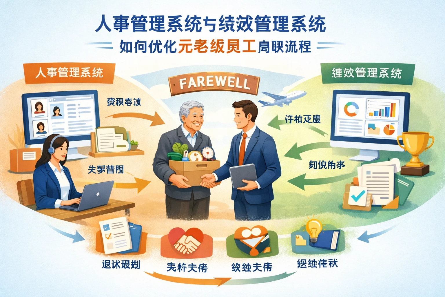 人事管理系统与绩效管理系统如何优化元老级员工离职流程
