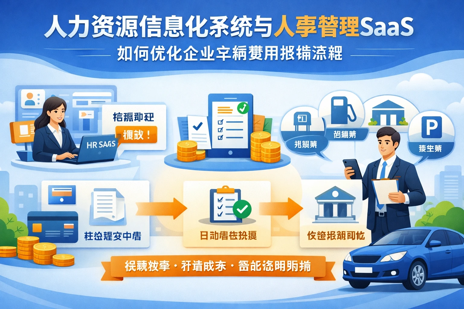 人力资源信息化系统与人事管理SaaS如何优化企业车辆费用报销流程