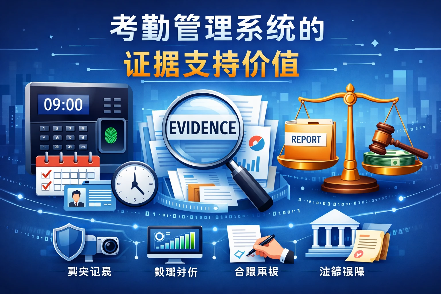 考勤管理系统的证据支持价值