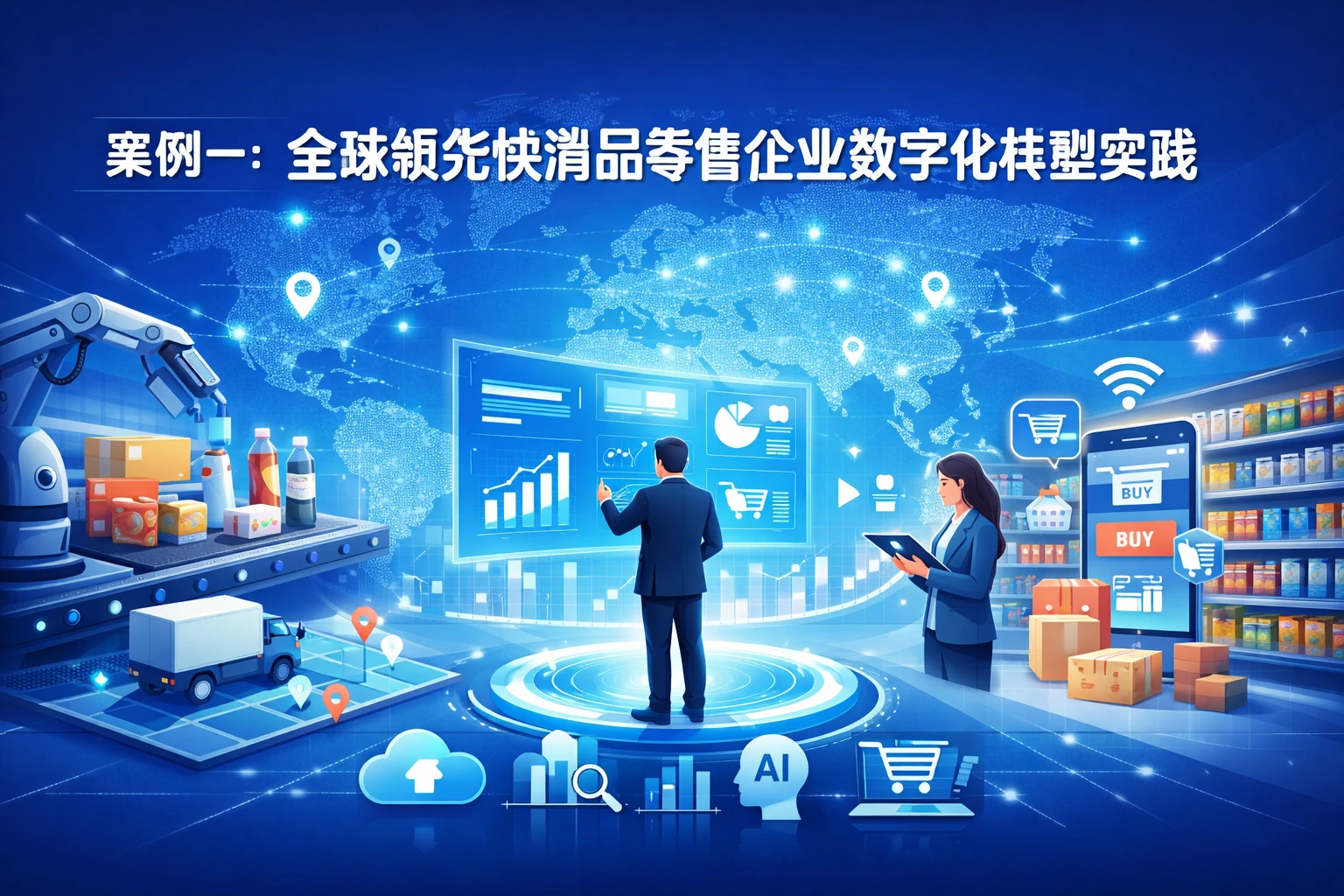 案例一：全球领先快消品零售企业数字化转型实践