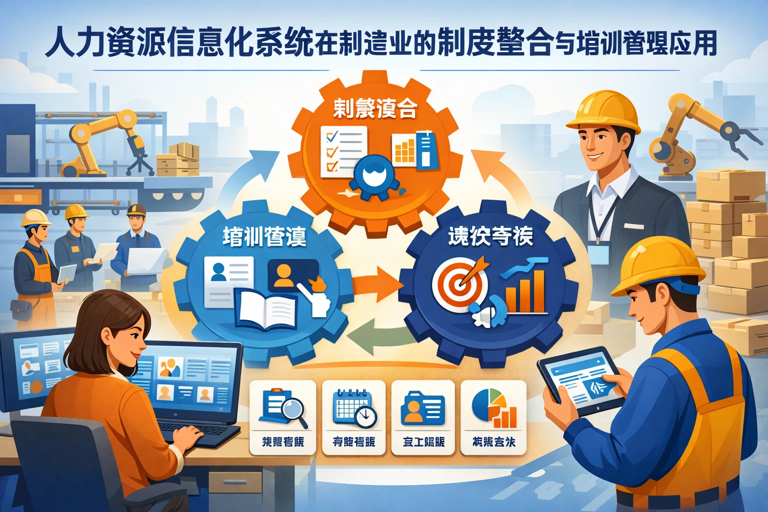 人力资源信息化系统在制造业的制度整合与培训管理应用