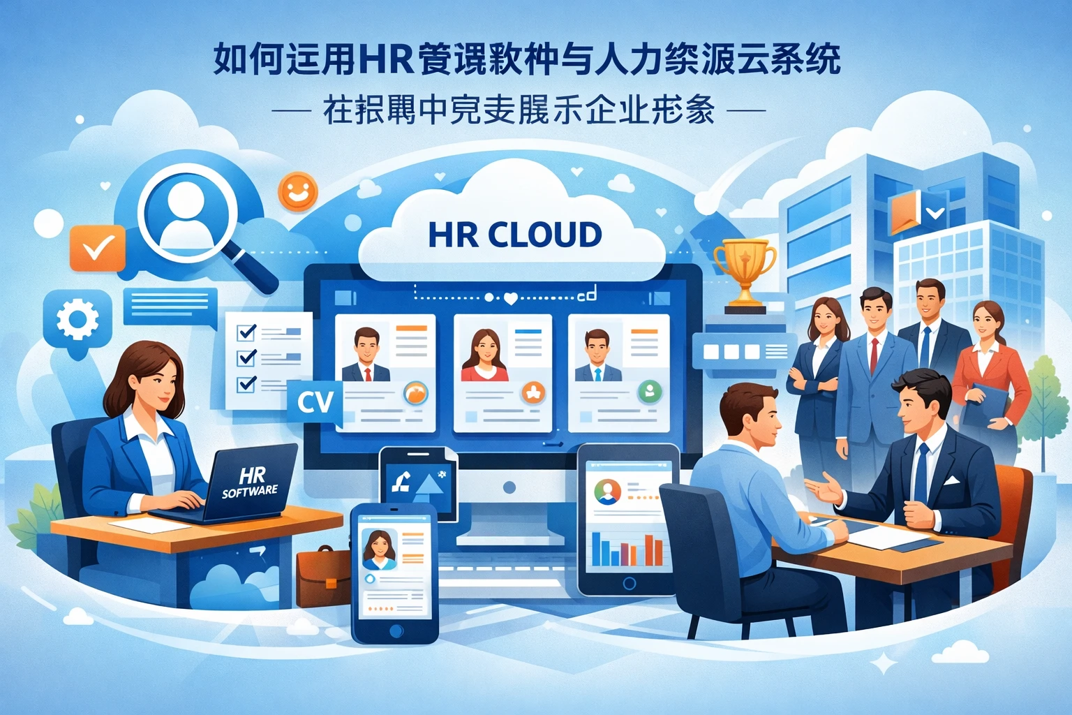 如何运用HR管理软件与人力资源云系统在招聘中完美展示企业形象