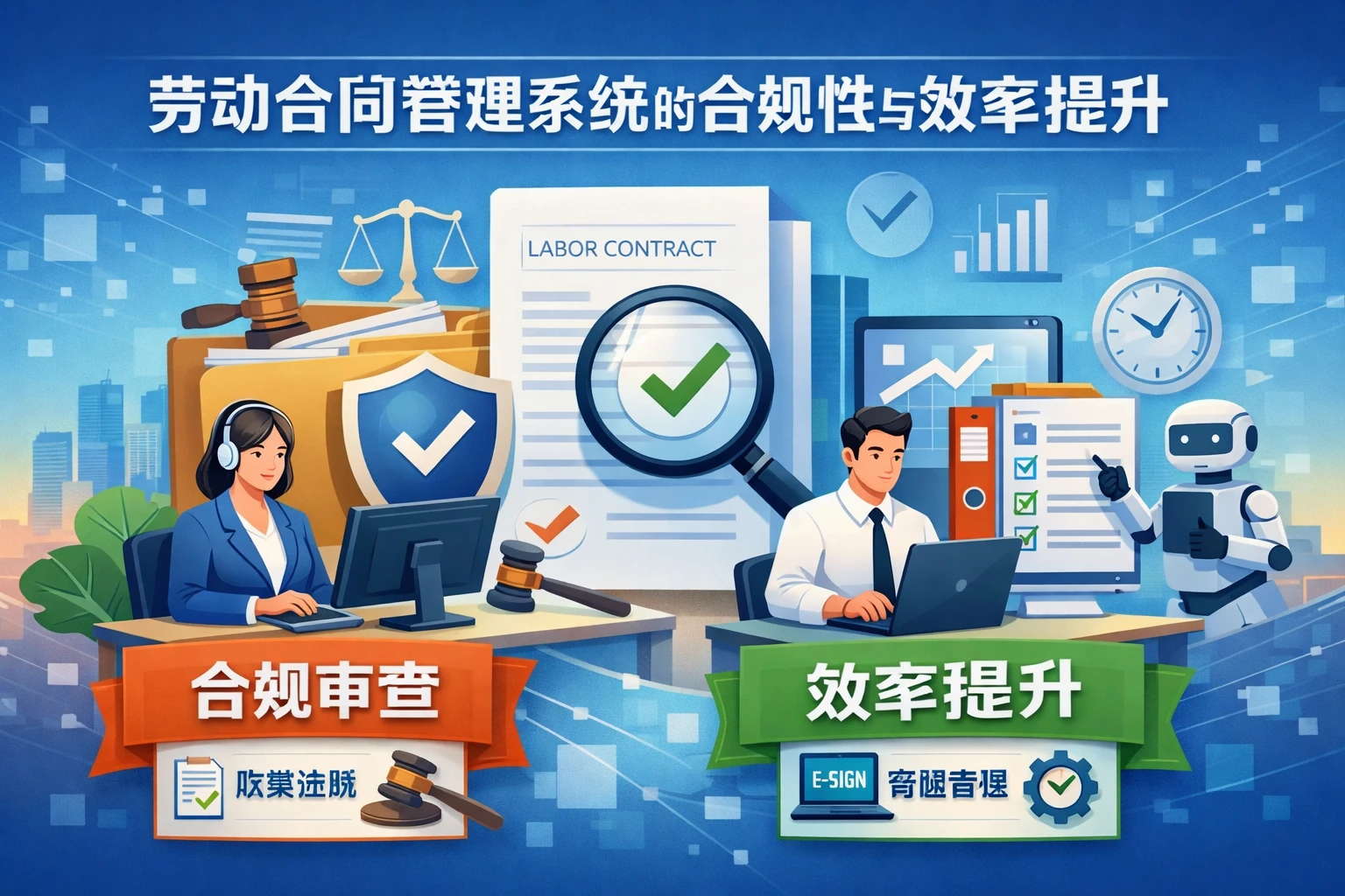 劳动合同管理系统的合规性与效率提升