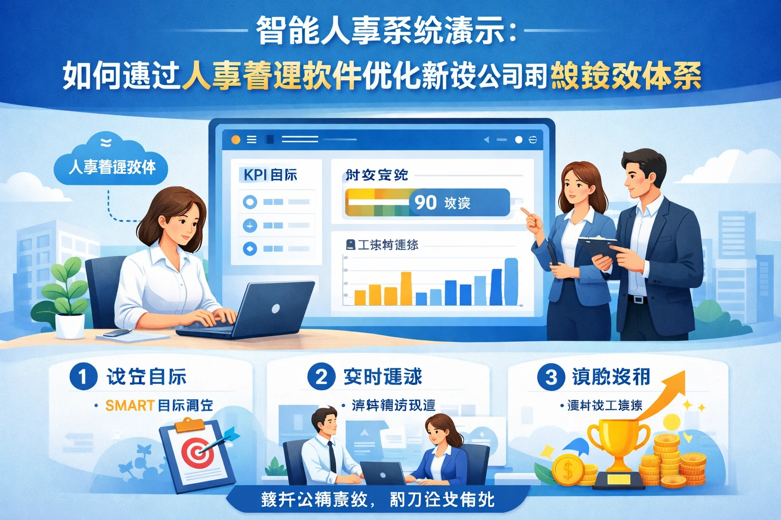 智能人事系统演示:如何通过人事管理软件优化新设公司的绩效体系