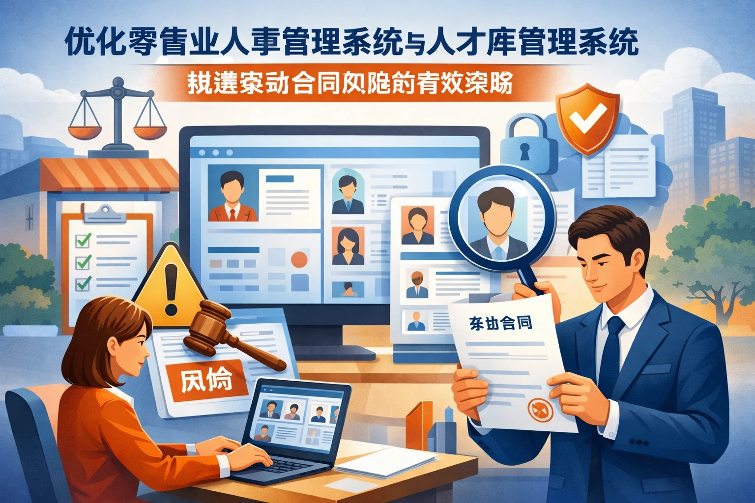 优化零售业人事管理系统与人才库管理系统：规避劳动合同风险的有效策略