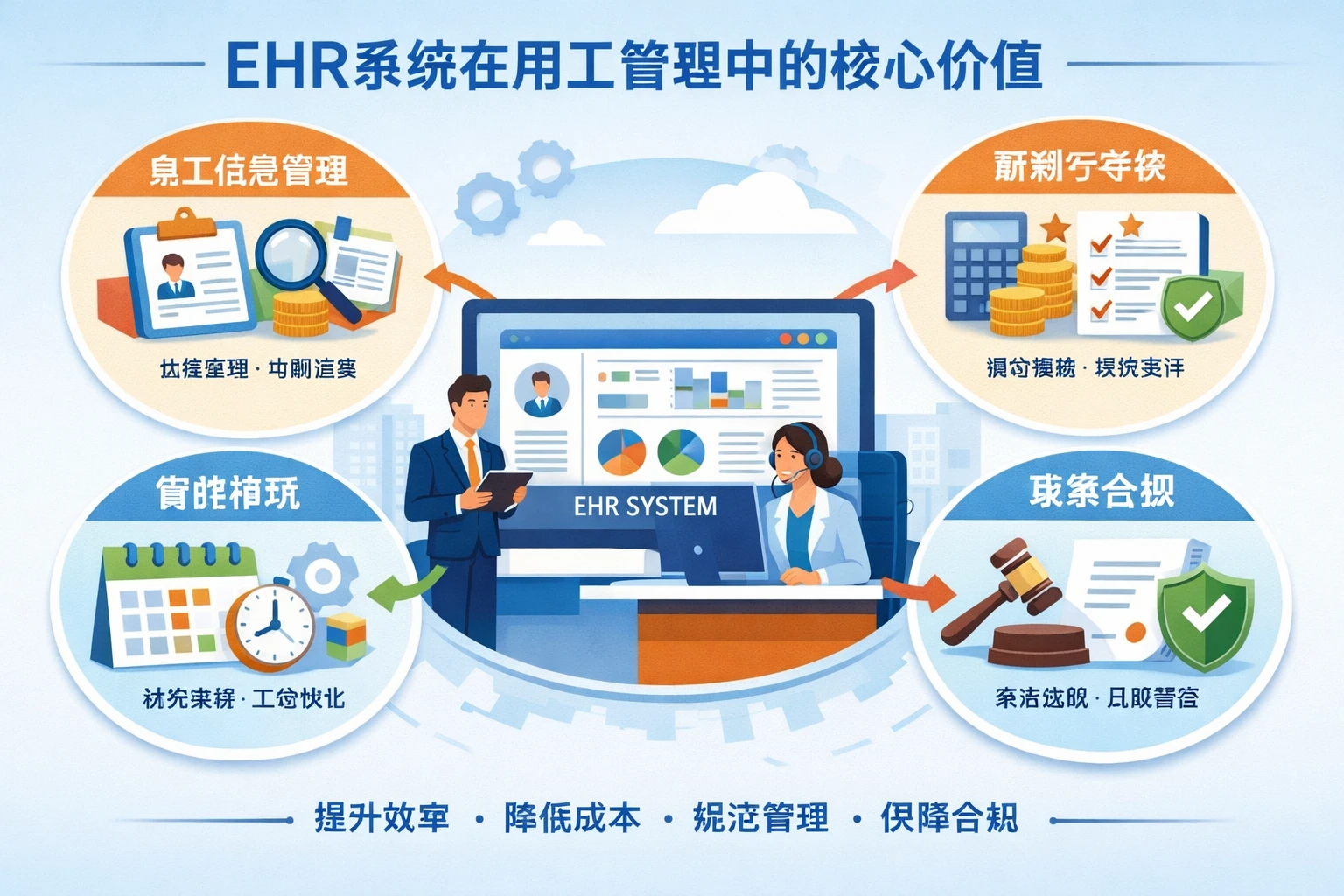 EHR系统在用工管理中的核心价值