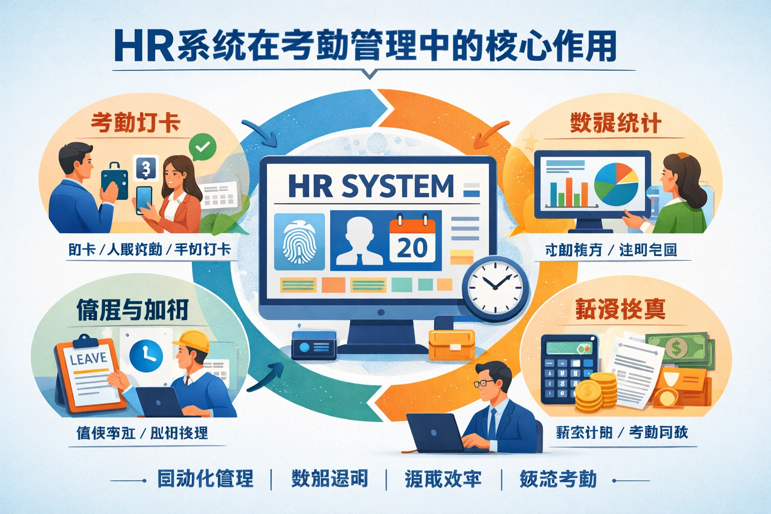 HR系统在考勤管理中的核心作用
