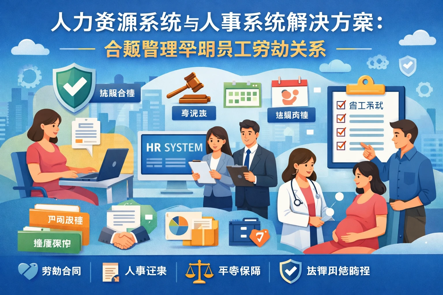 人力资源系统与人事系统解决方案：合规管理孕期员工劳动关系