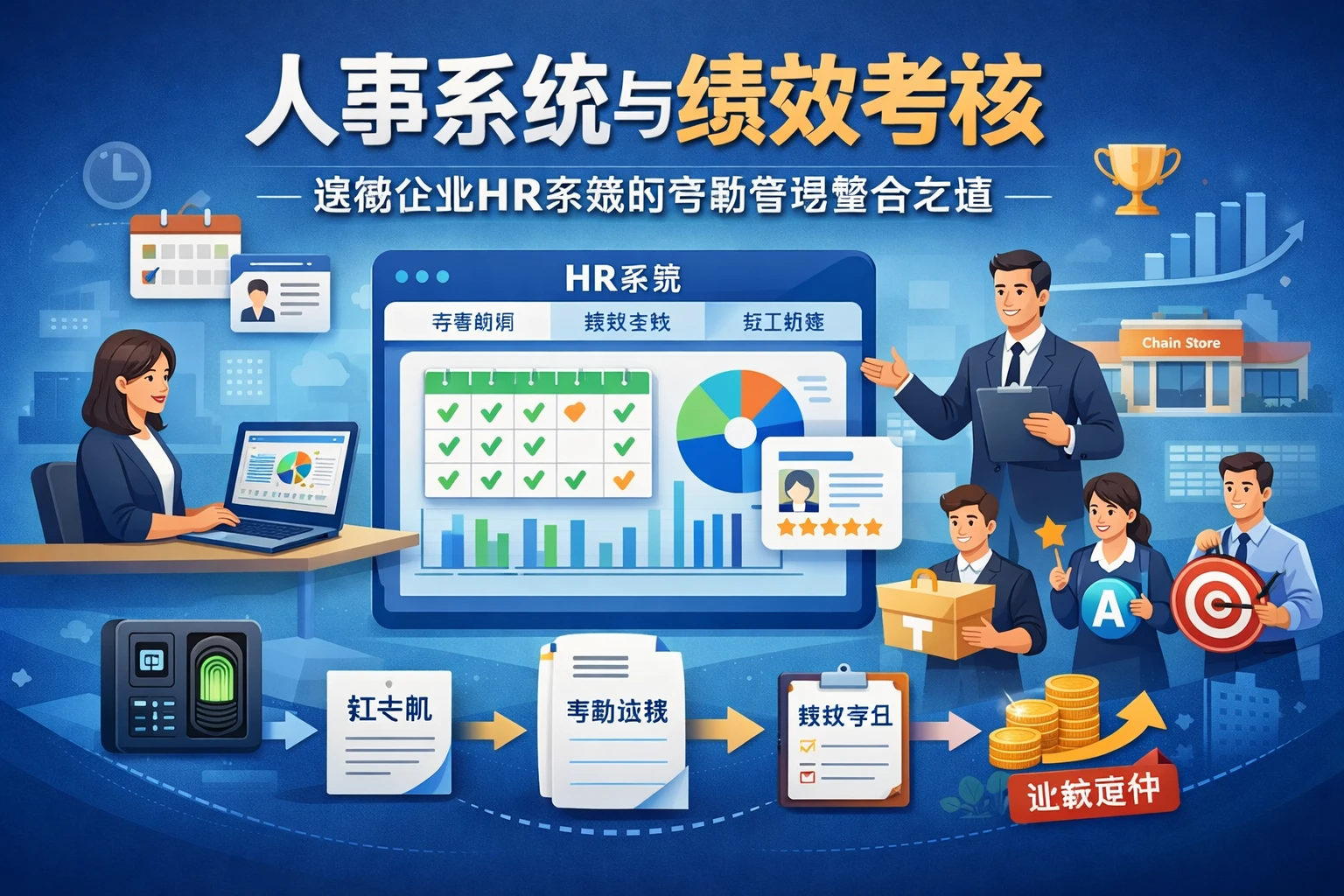 人事系统与绩效考核：连锁企业HR系统的考勤管理整合之道