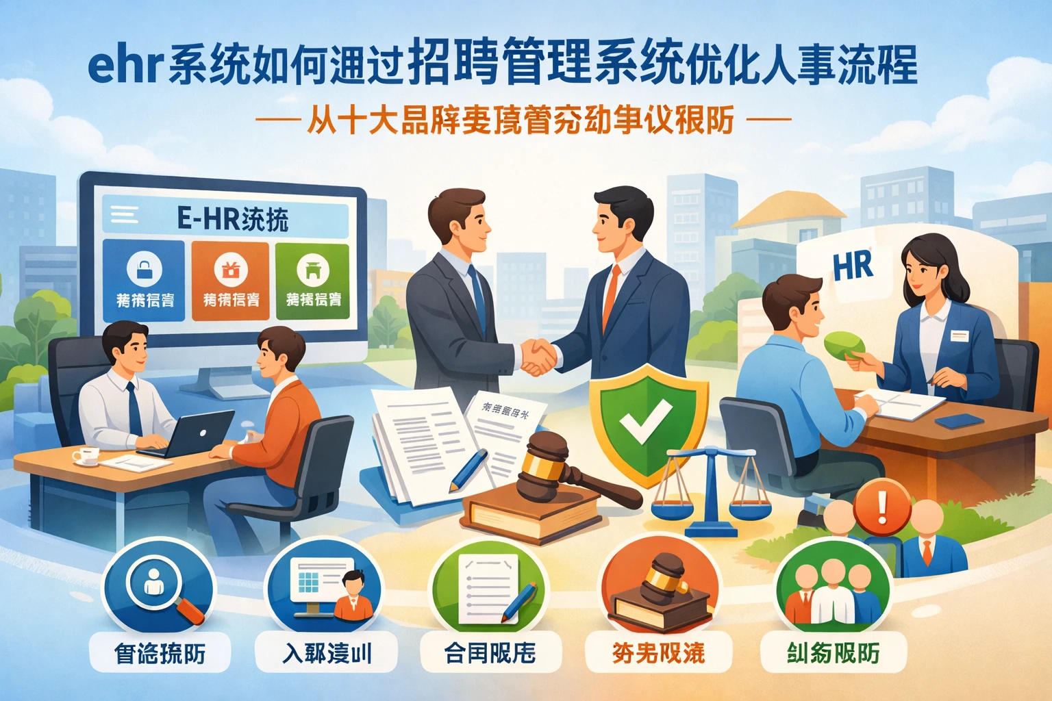 ehr系统如何通过招聘管理系统优化人事流程——从十大品牌实践看劳动争议预防