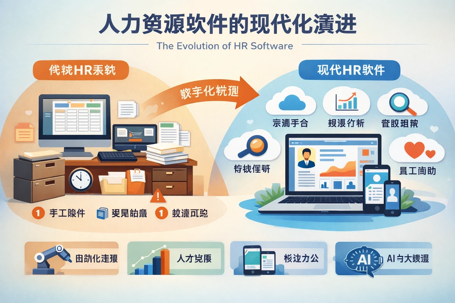 人力资源软件的现代化演进
