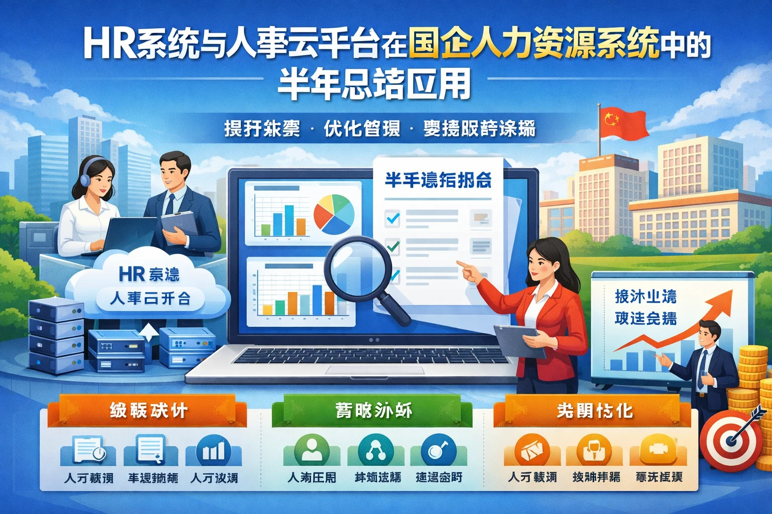 HR系统与人事云平台在国企人力资源系统中的半年总结应用