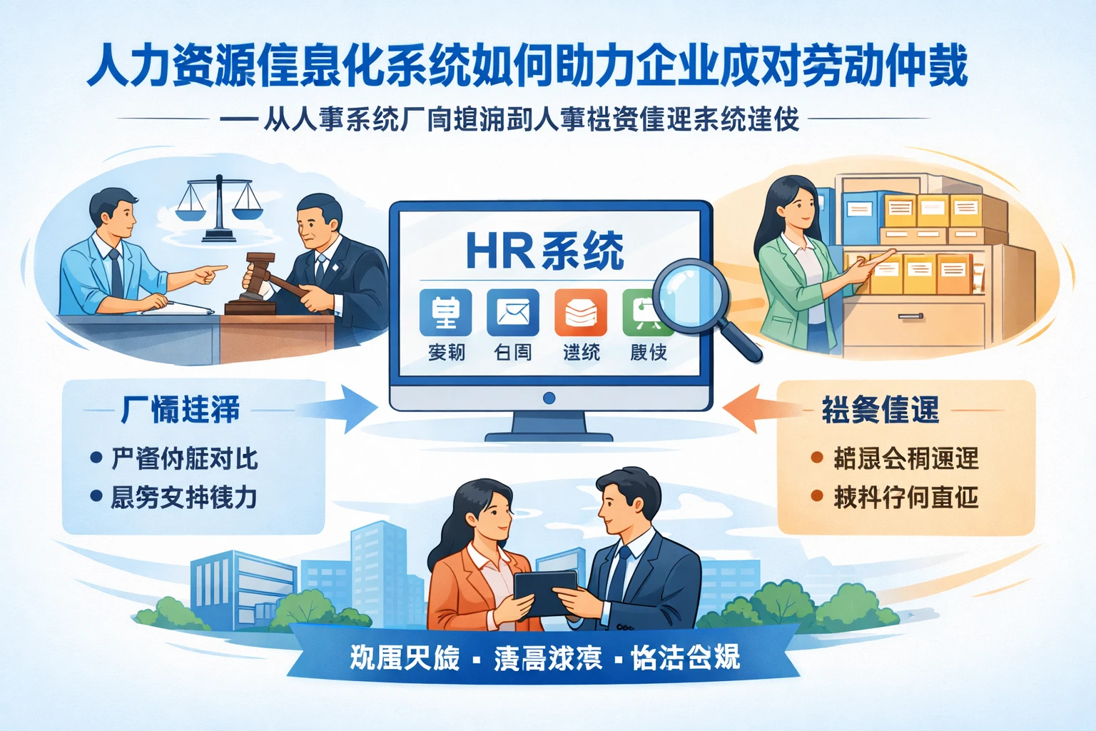人力资源信息化系统如何助力企业应对劳动仲裁——从人事系统厂商选择到人事档案管理系统建设