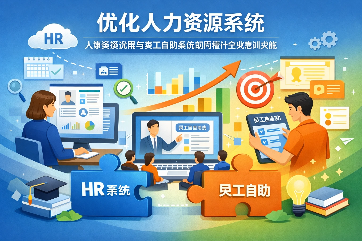 优化人力资源系统：人事系统试用与员工自助系统如何提升企业培训效能