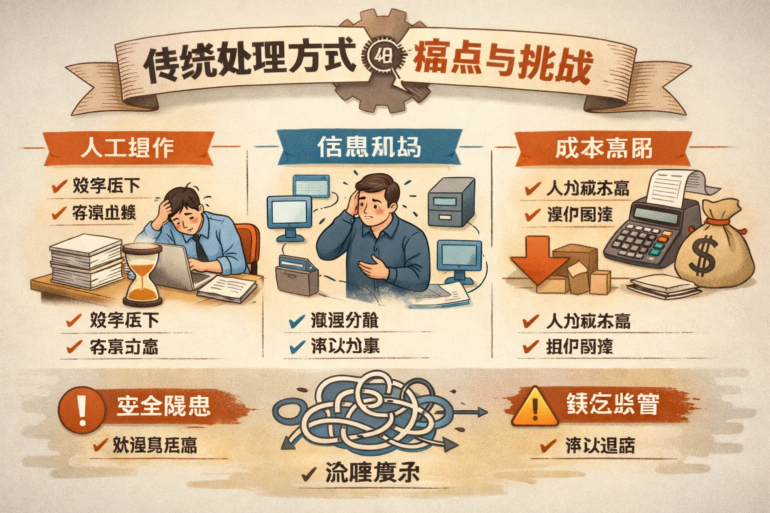 传统处理方式的痛点与挑战