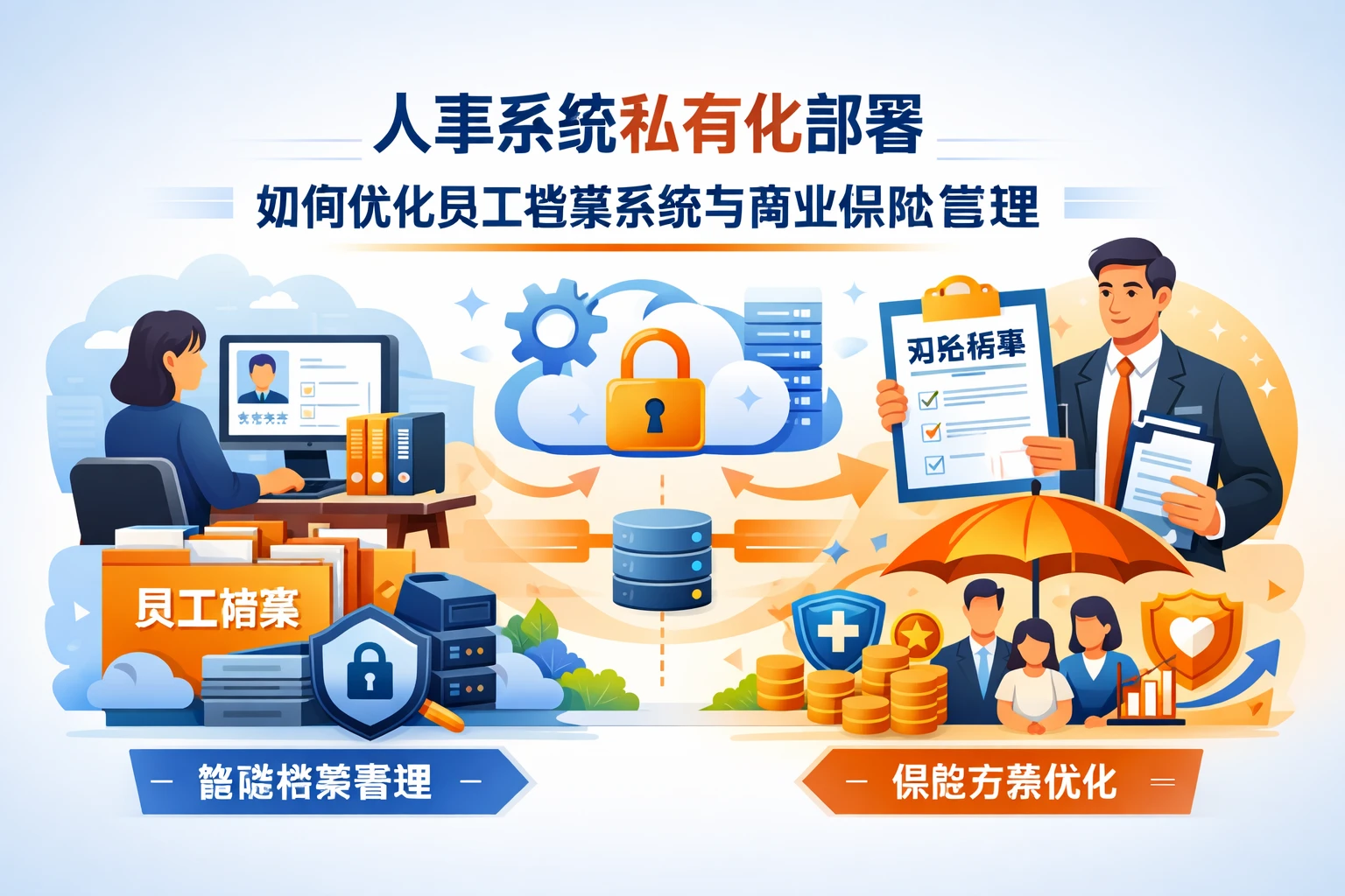人事系统私有化部署如何优化员工档案系统与商业保险管理