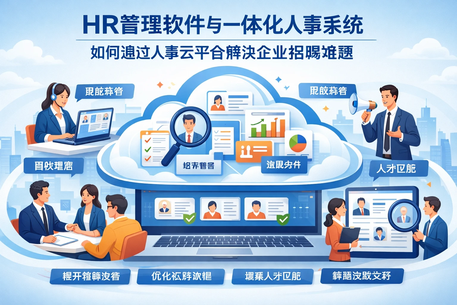 HR管理软件与一体化人事系统如何通过人事云平台解决企业招聘难题