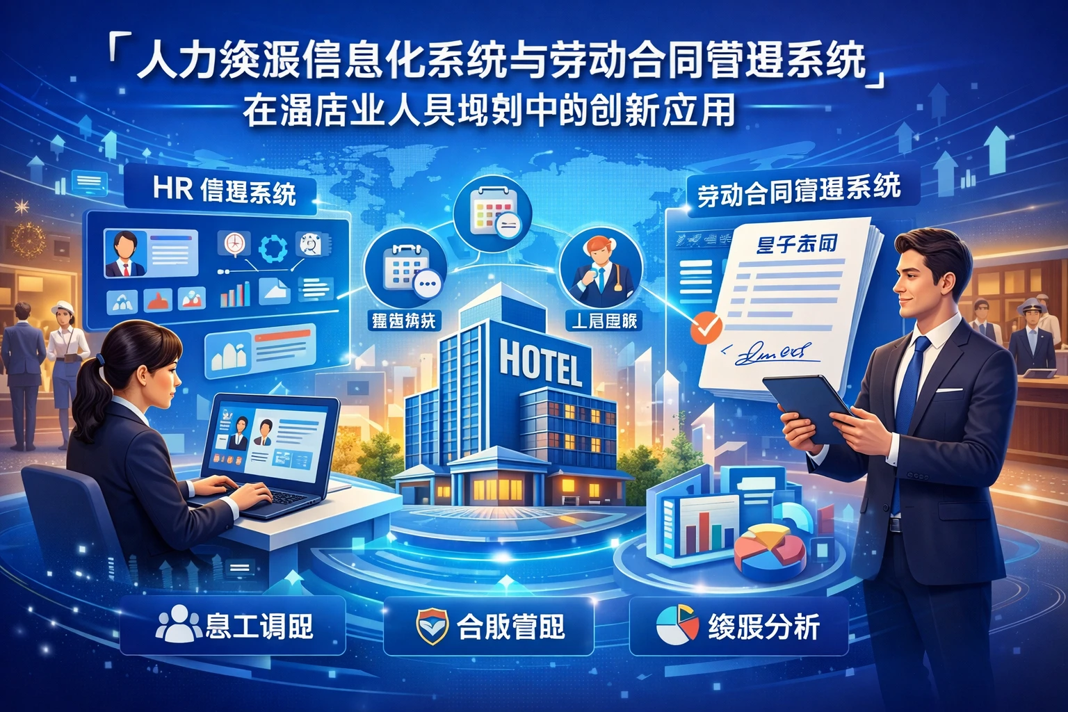 人力资源信息化系统与劳动合同管理系统在酒店业人员规划中的创新应用
