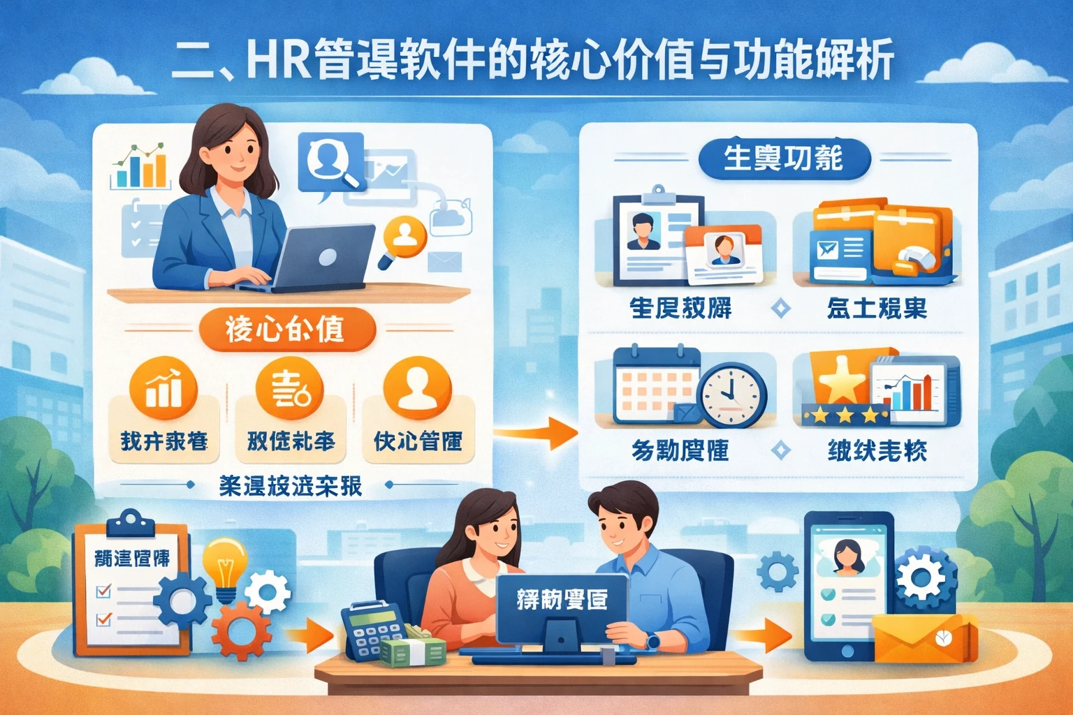 二、HR管理软件的核心价值与功能解析
