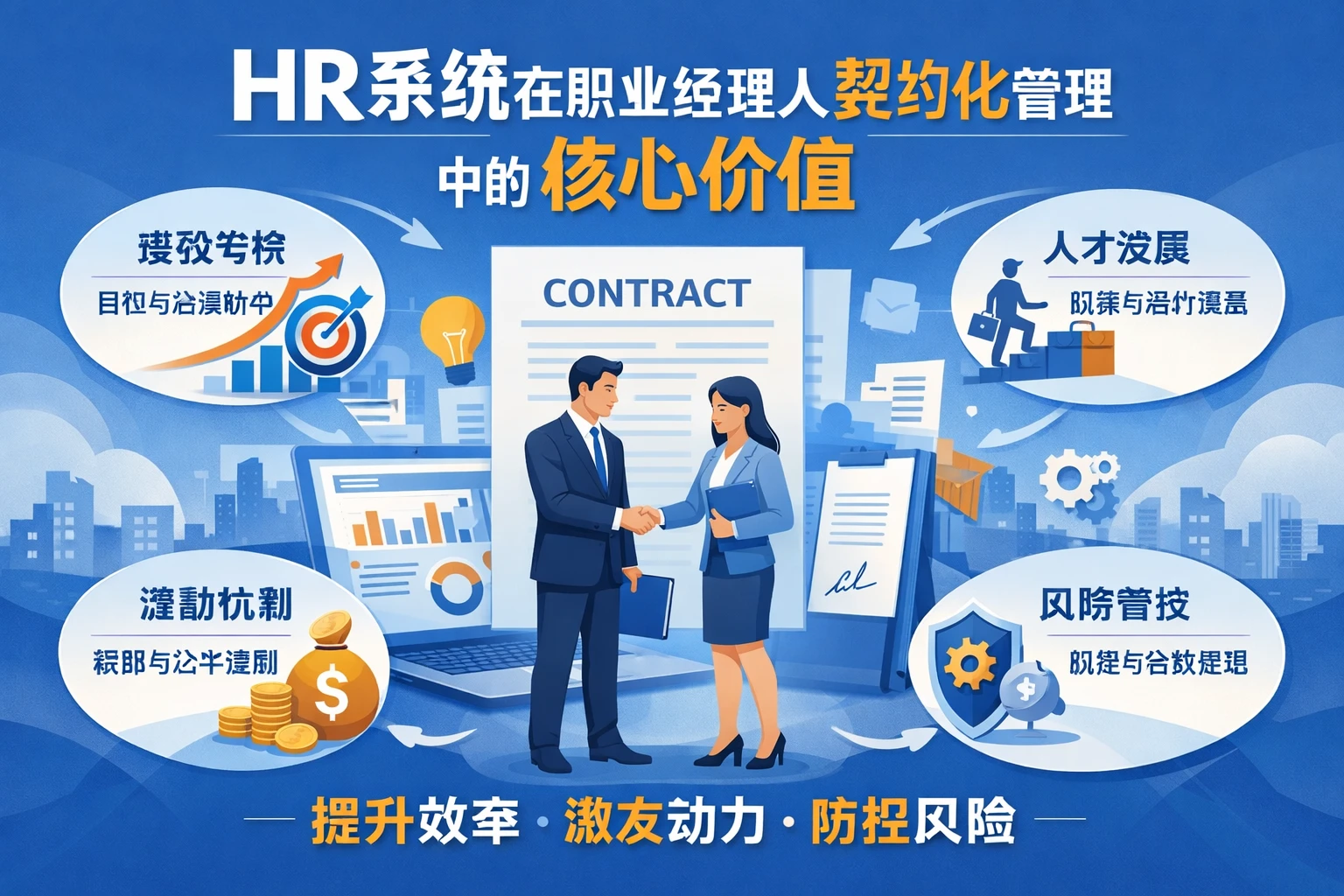 HR系统在职业经理人契约化管理中的核心价值
