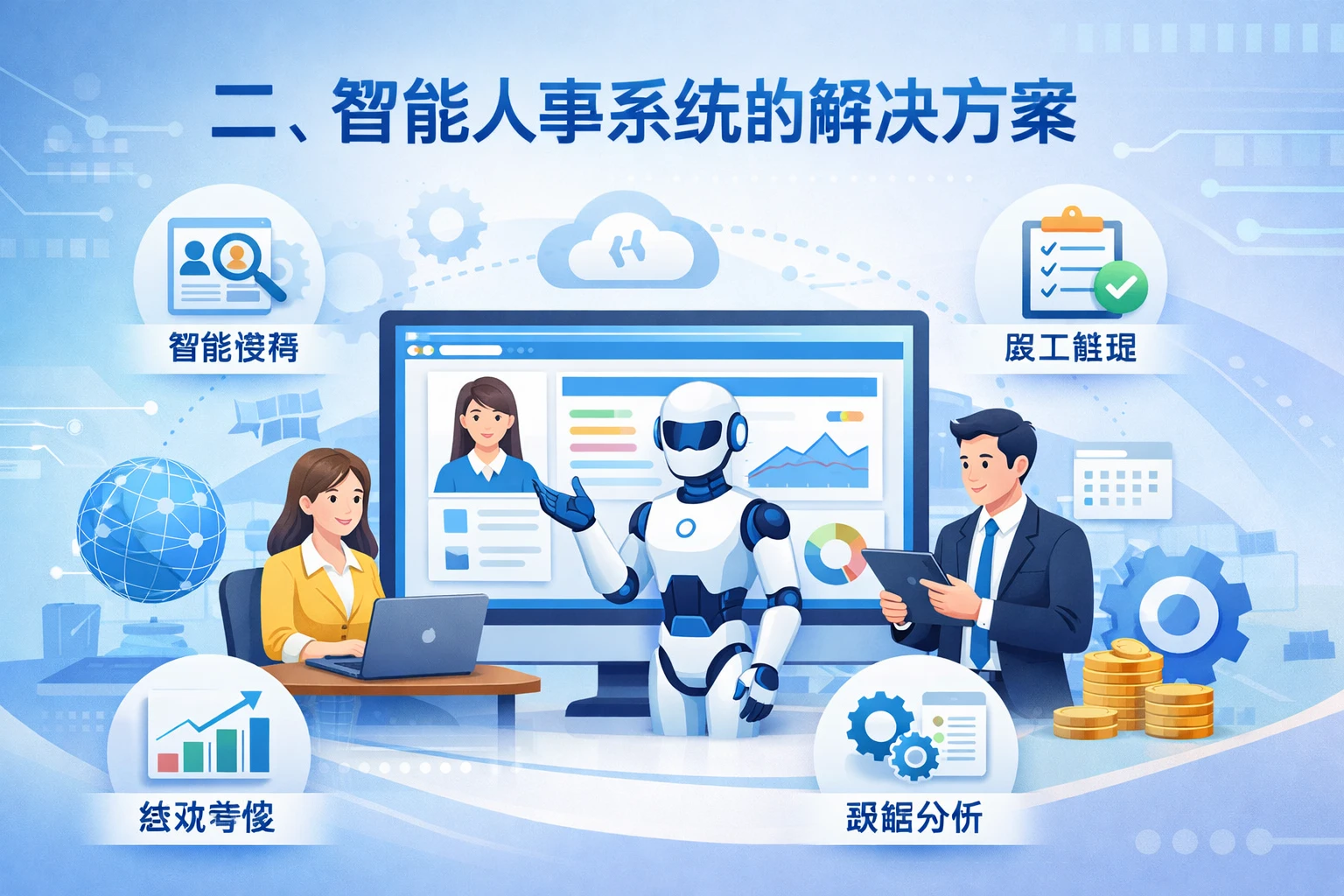 二、智能人事系统的解决方案