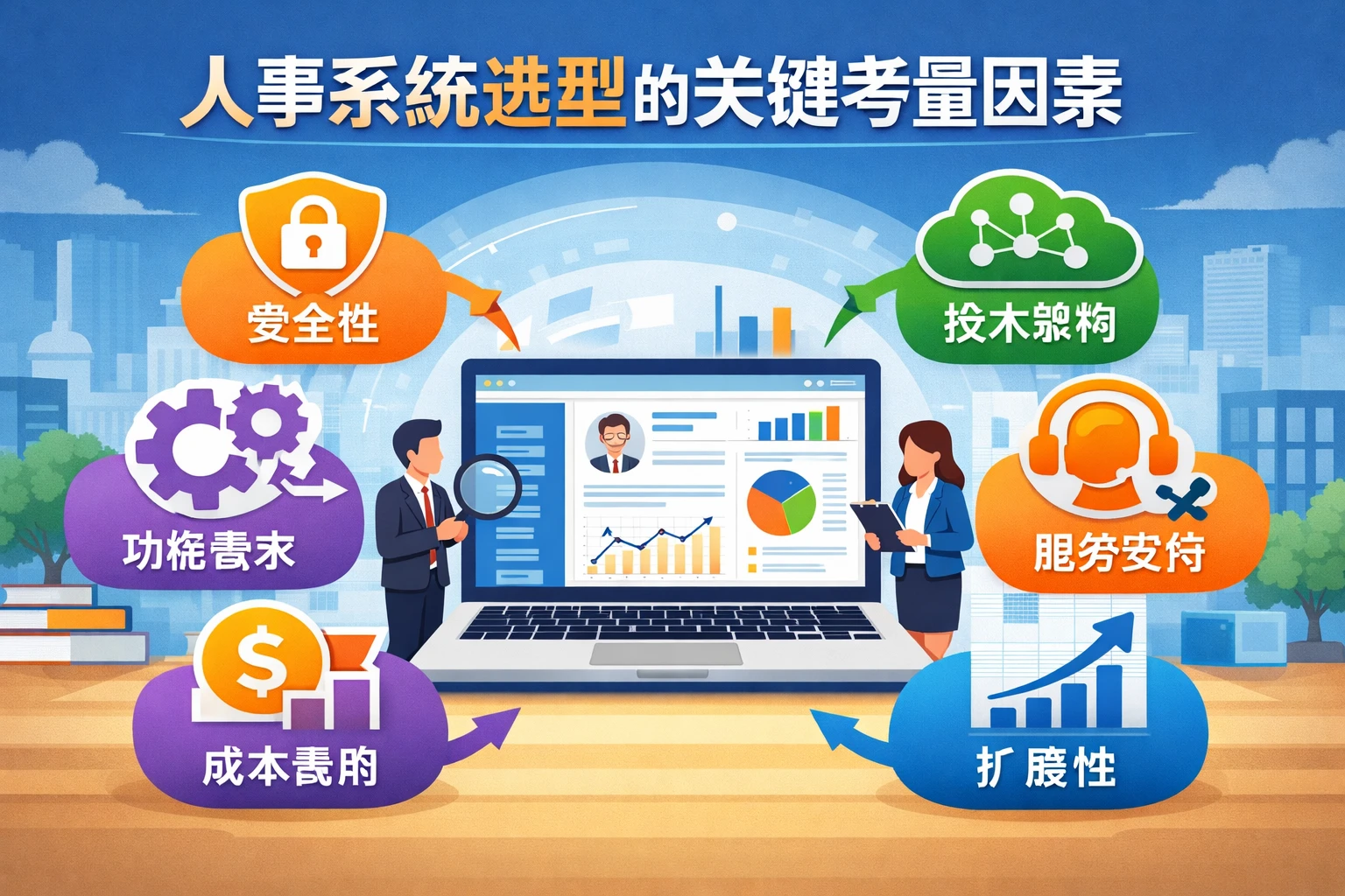 人事系统选型的关键考量因素