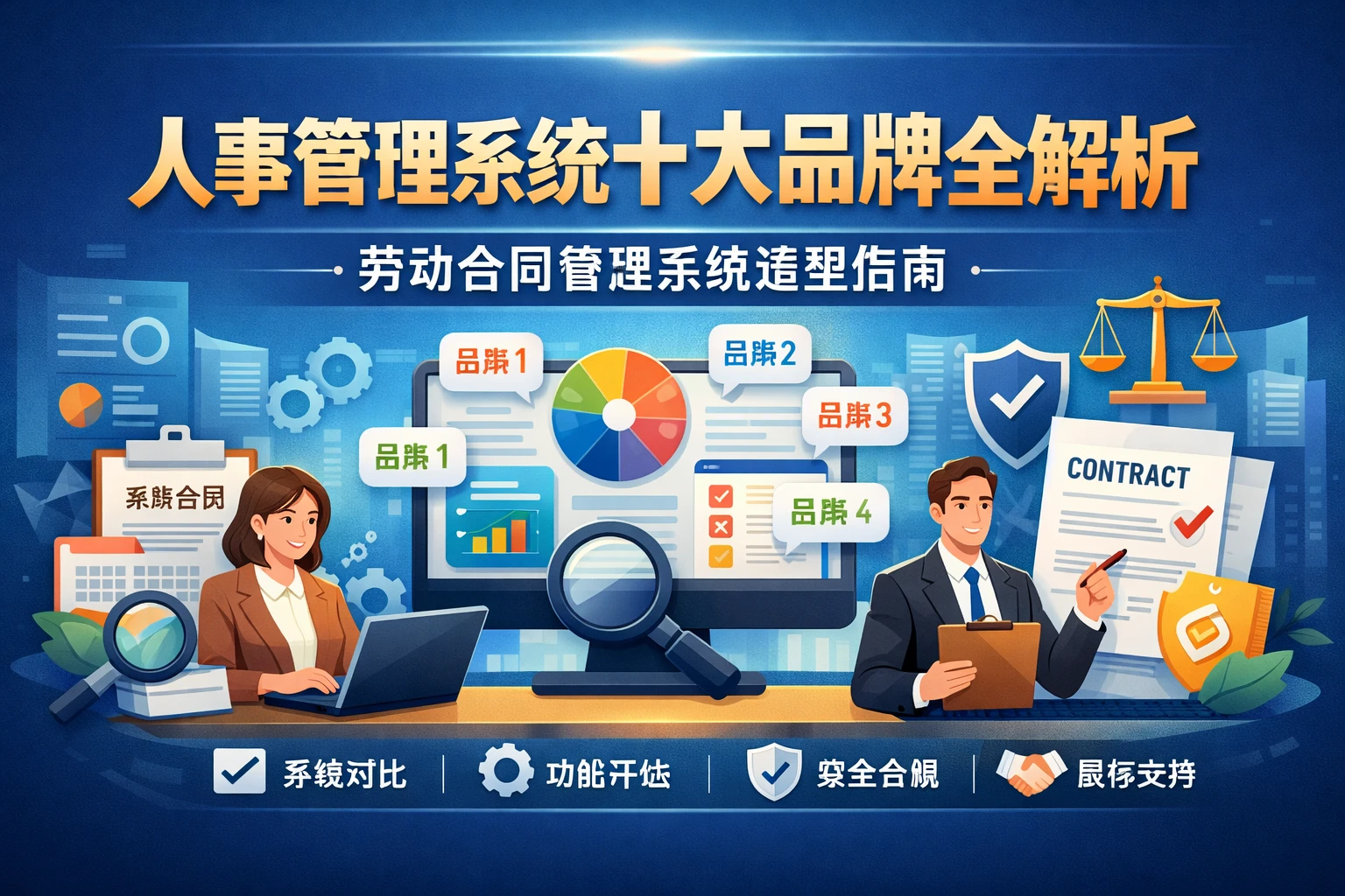 人事管理系统十大品牌全解析：劳动合同管理系统选型指南