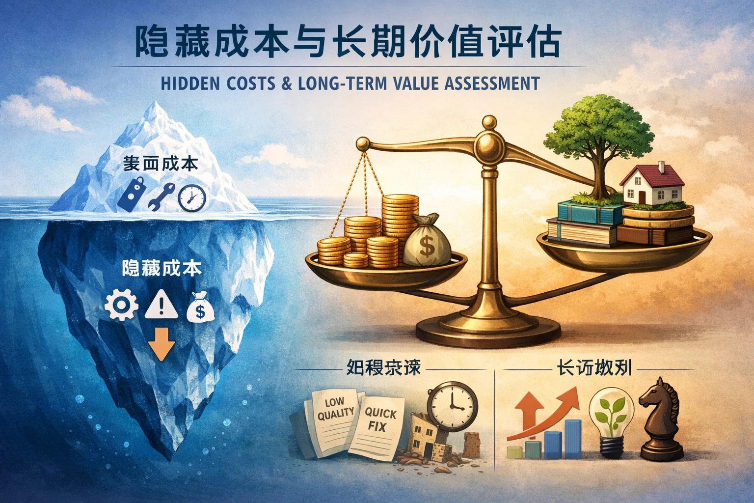隐藏成本与长期价值评估