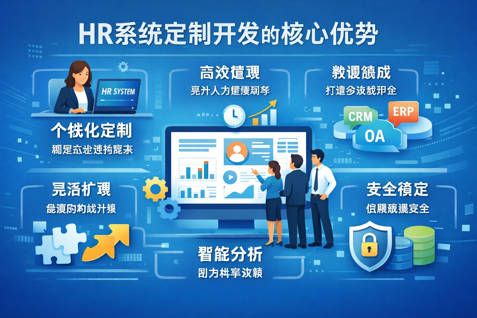 HR系统定制开发的核心优势