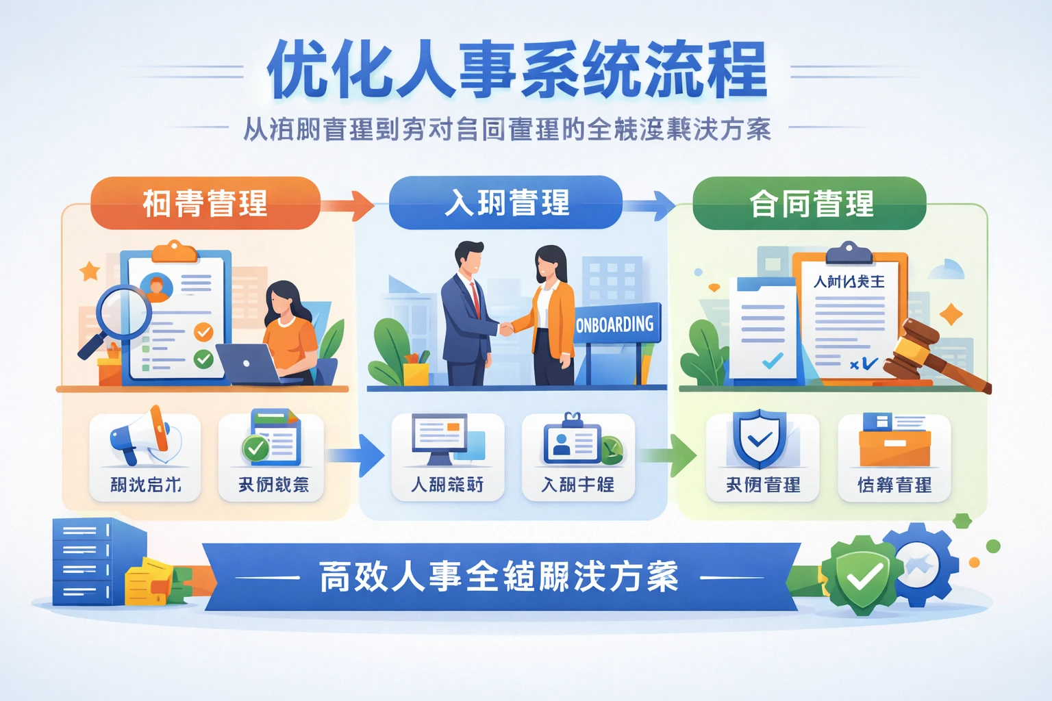 优化人事系统流程:从招聘管理到劳动合同管理的全链条解决方案