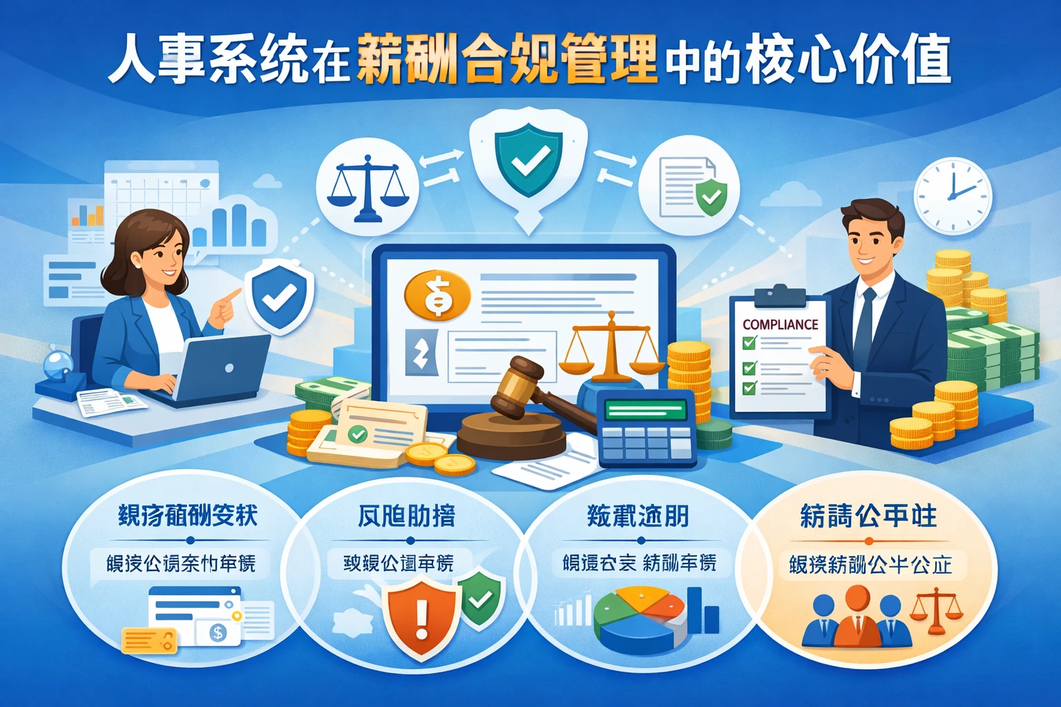 人事系统在薪酬合规管理中的核心价值