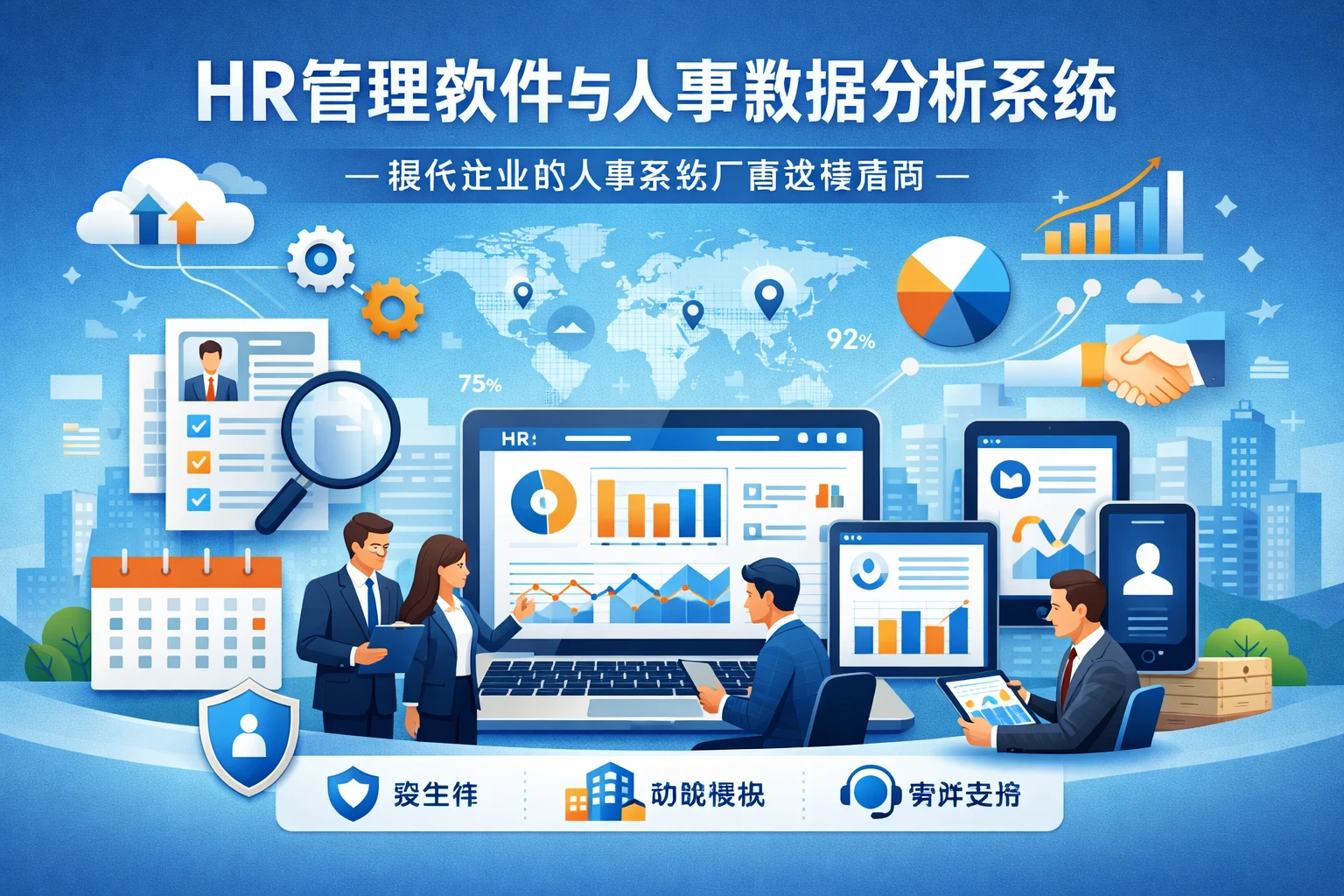 HR管理软件与人事数据分析系统：现代企业的人事系统厂商选择指南