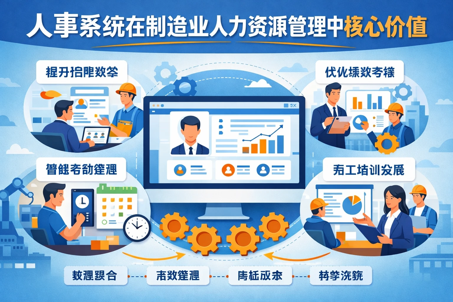 人事系统在制造业人力资源管理中的核心价值
