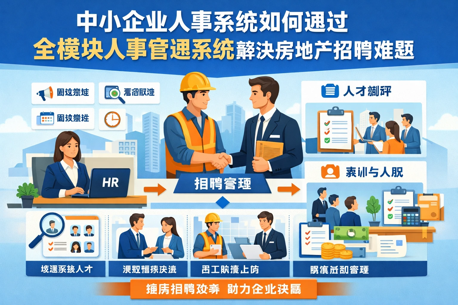 中小企业人事系统如何通过全模块人事管理系统解决房地产招聘难题