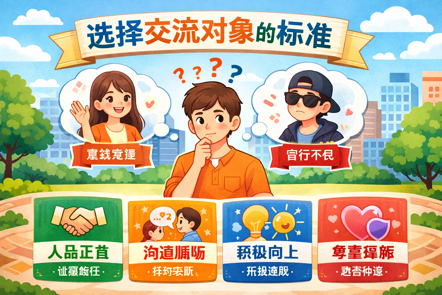 选择交流对象的标准